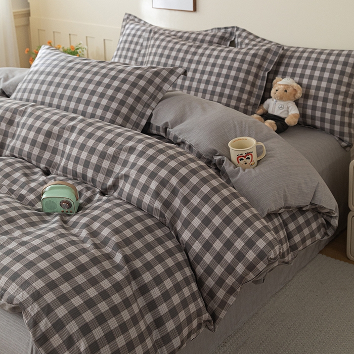 91家纺网 家纺一手货源 找家纺 爱诗诺家纺 2026新款100%全棉纯棉床单单件床单单品单床单【送货上门.多少都可以送】 优品阁-灰