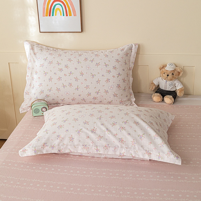 91家纺网 家纺一手货源 找家纺 （总）爱诗诺家纺 2026新款100%全棉纯棉单枕套枕套单件单品枕套【送货上门.多少都可以送】