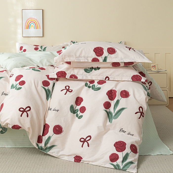 91家纺网 家纺一手货源 找家纺 爱诗诺家纺 2026新款100%全棉纯棉单枕套枕套单件单品枕套【送货上门.多少都可以送】 梦汐-粉