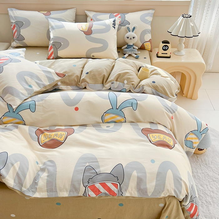 91家纺网 家纺一手货源 找家纺 爱诗诺家纺 2026新款100%全棉纯棉单枕套枕套单件单品枕套【送货上门.多少都可以送】 波朗灰