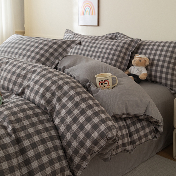 91家纺网 家纺一手货源 找家纺 爱诗诺家纺 2026新款100%全棉纯棉单枕套枕套单件单品枕套【送货上门.多少都可以送】 优品阁-灰