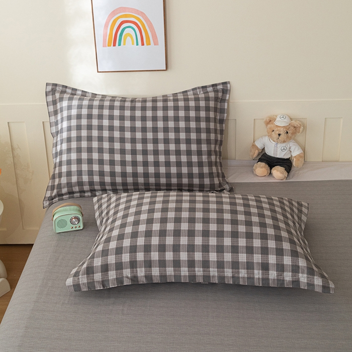 91家纺网 家纺一手货源 找家纺 爱诗诺家纺 2026新款100%全棉纯棉单被套被套单件单品被套【送货上门.多少都可以送】 优品阁-灰