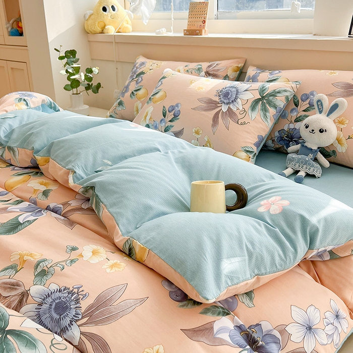 91家纺网 家纺一手货源 找家纺 爱诗诺家纺 2026新款100%全棉纯棉单被套被套单件单品被套【送货上门.多少都可以送】 优雅生活玉