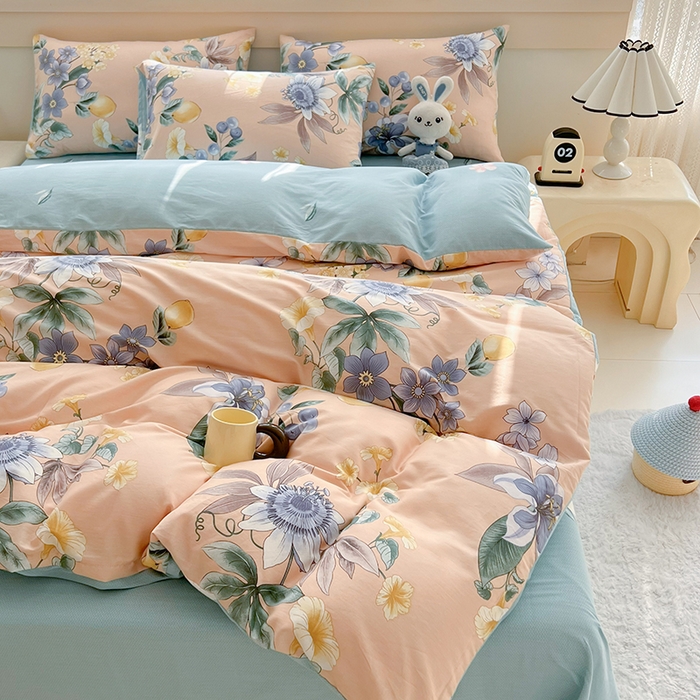 91家纺网 家纺一手货源 找家纺 爱诗诺家纺 2026新款100%全棉纯棉单被套被套单件单品被套【送货上门.多少都可以送】 优雅生活玉