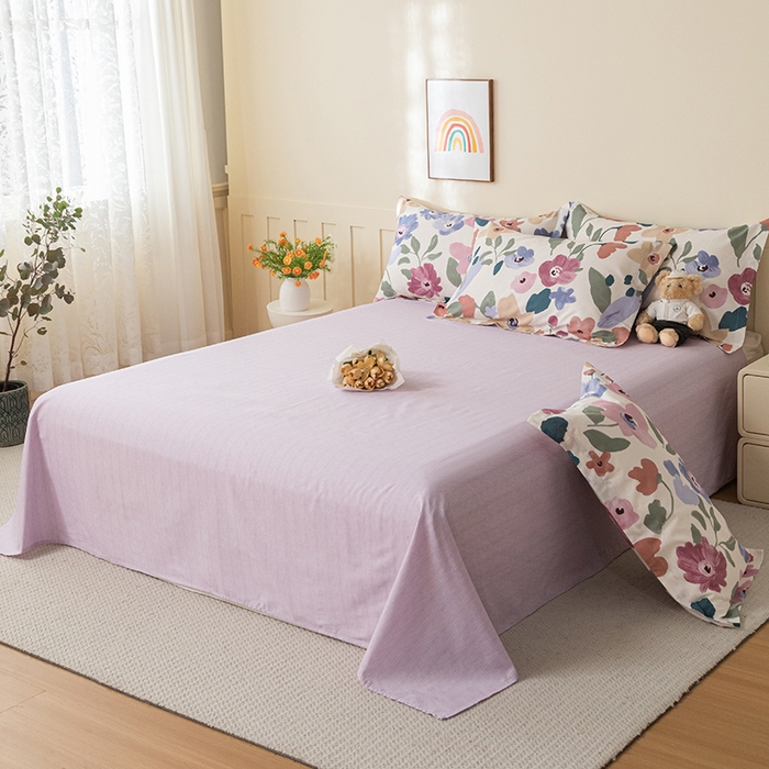 91家纺网 家纺一手货源 找家纺 爱诗诺家纺 2026新款100%全棉纯棉单被套被套单件单品被套【送货上门.多少都可以送】 苏林