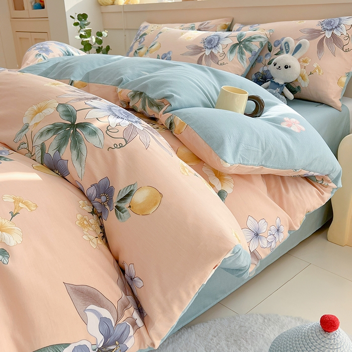 91家纺网 家纺一手货源 找家纺 爱诗诺家纺 2026新款100%全棉纯棉单被套被套单件单品被套【送货上门.多少都可以送】 优雅生活玉