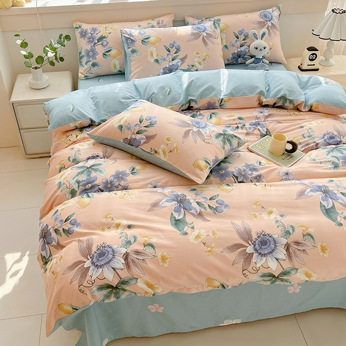 91家纺网 家纺一手货源 找家纺 爱诗诺家纺 2026新款100%全棉纯棉单被套被套单件单品被套【送货上门.多少都可以送】 优雅生活玉