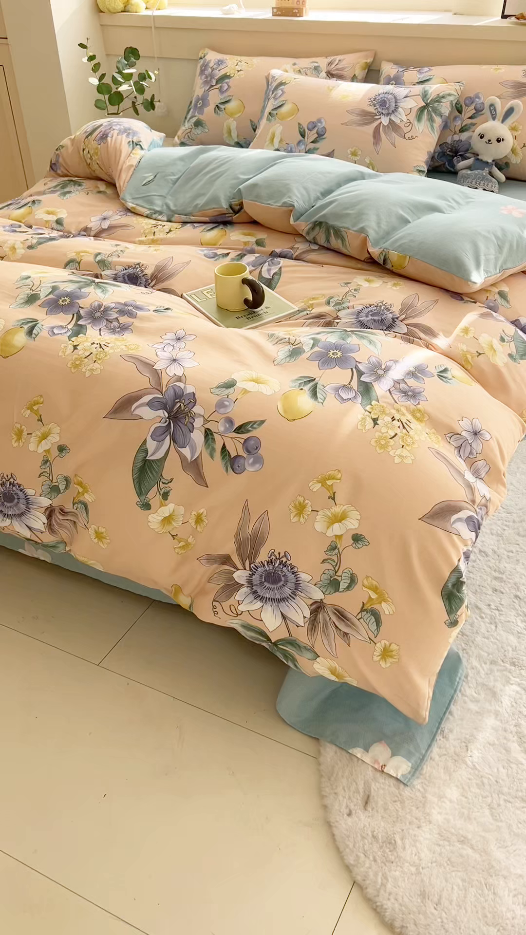 91家纺网 家纺一手货源 找家纺 爱诗诺家纺 2026新款100%全棉纯棉单被套被套单件单品被套【送货上门.多少都可以送】 优雅生活玉