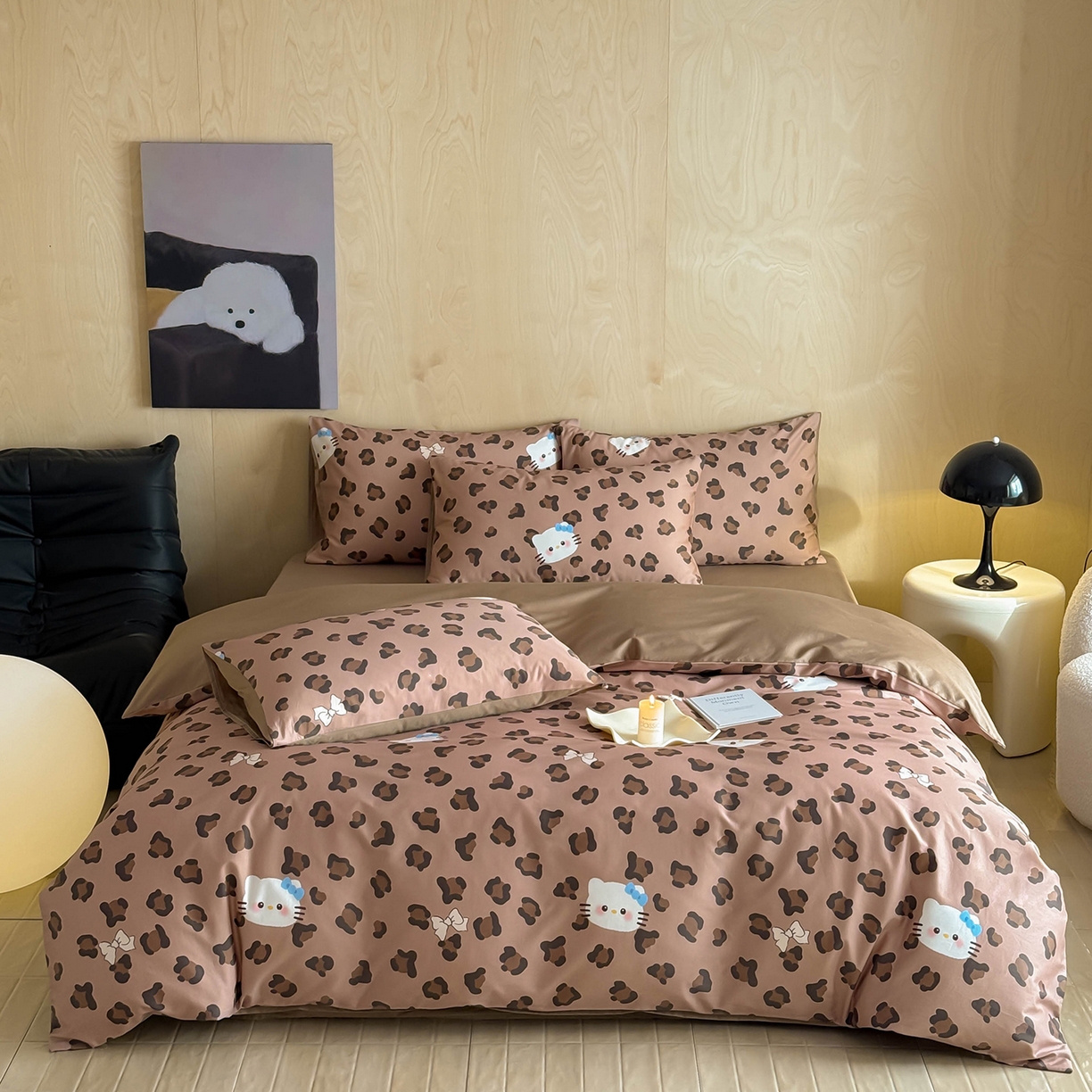 91家纺网 家纺一手货源 找家纺 （总）典曼家纺 2026新款纯棉四件套高级100Pro全棉贡缎卡通四件套