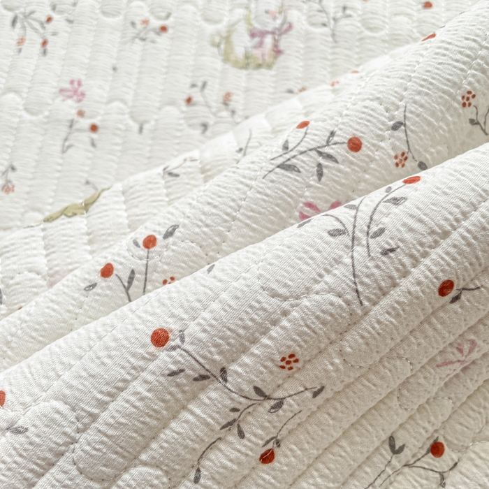 91家纺网 家纺一手货源 找家纺 （总）老帅的工厂店 2026新款A类云感双层纱7A抗菌床盖夏被四件套系列