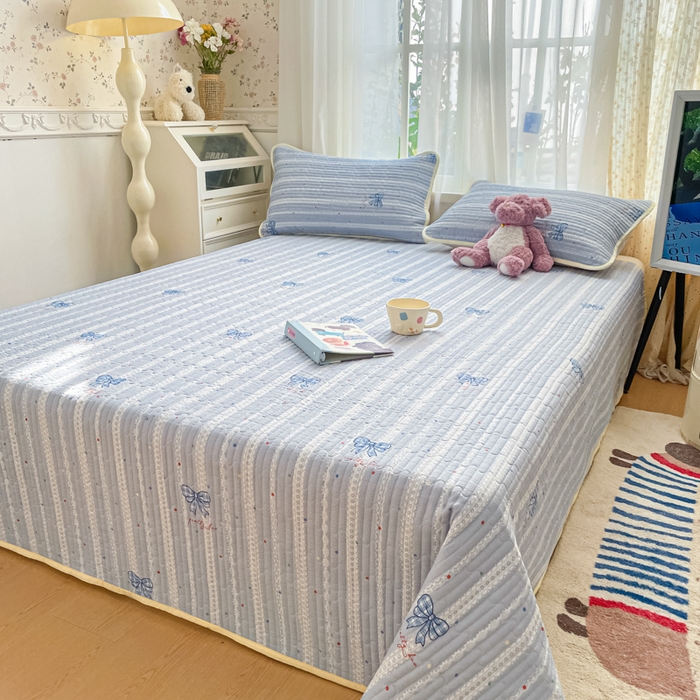 91家纺网 家纺一手货源 找家纺 老帅的工厂店 2026新款A类云感双层纱7A抗菌床盖夏被四件套系列 碟织