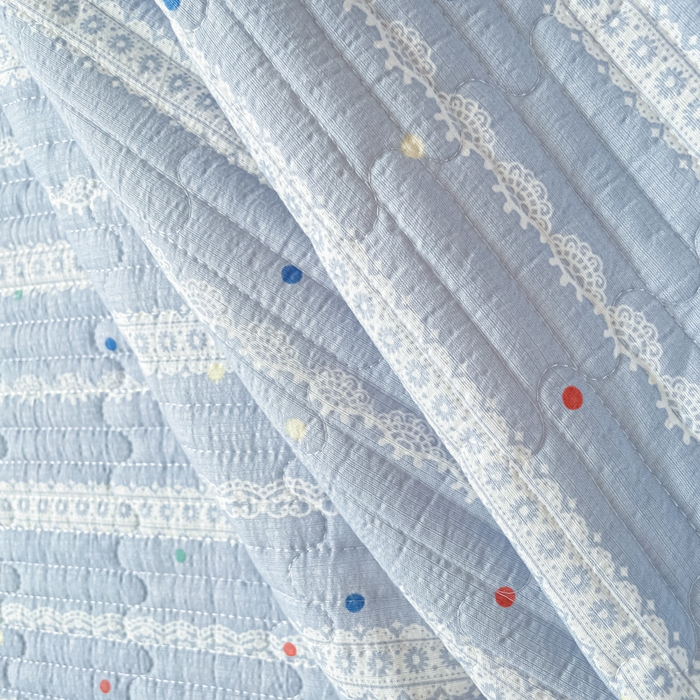 91家纺网 家纺一手货源 找家纺 老帅的工厂店 2026新款A类云感双层纱7A抗菌单品床盖系列 碟织