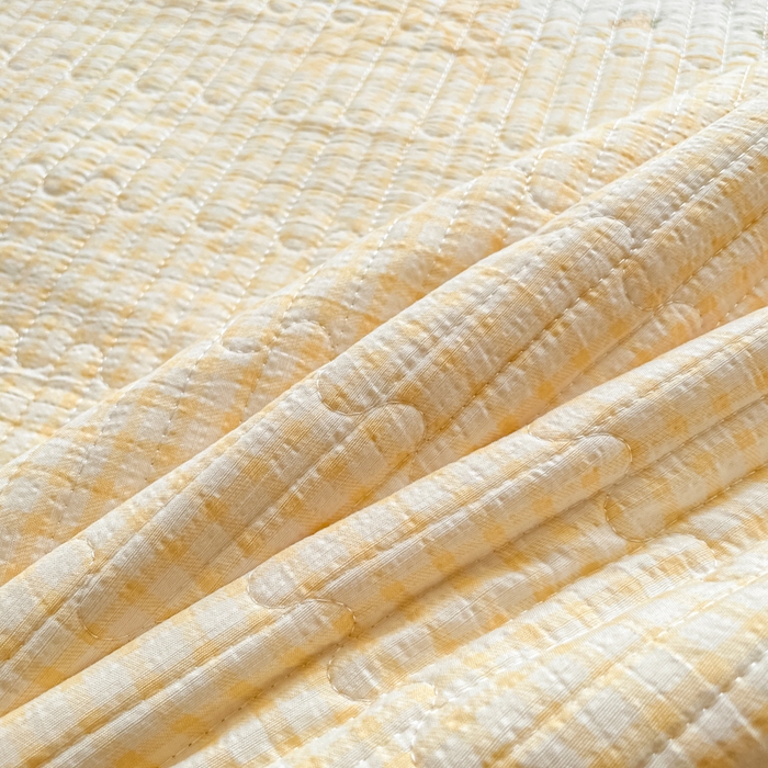 91家纺网 家纺一手货源 找家纺 老帅的工厂店 2026新款A类云感双层纱7A抗菌单品床盖系列 暖花