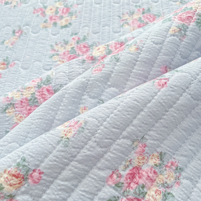 91家纺网 家纺一手货源 找家纺 老帅的工厂店 2026新款A类云感双层纱7A抗菌单品床盖系列 花漾