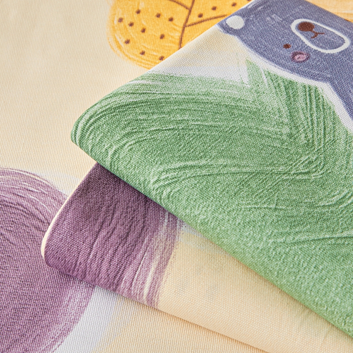 91家纺网 家纺一手货源 找家纺 首爱家纺 2026新款爆款印花原棉老粗布床单 暖心绒语