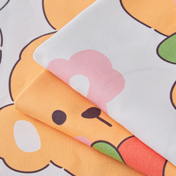 91家纺网 家纺一手货源 找家纺 首爱家纺 2026新款爆款印花原棉老粗布床单 七彩花园