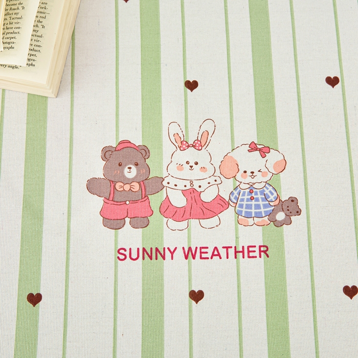 91家纺网 家纺一手货源 找家纺 首爱家纺 2026新款爆款印花原棉老粗布床单 甜酷法则