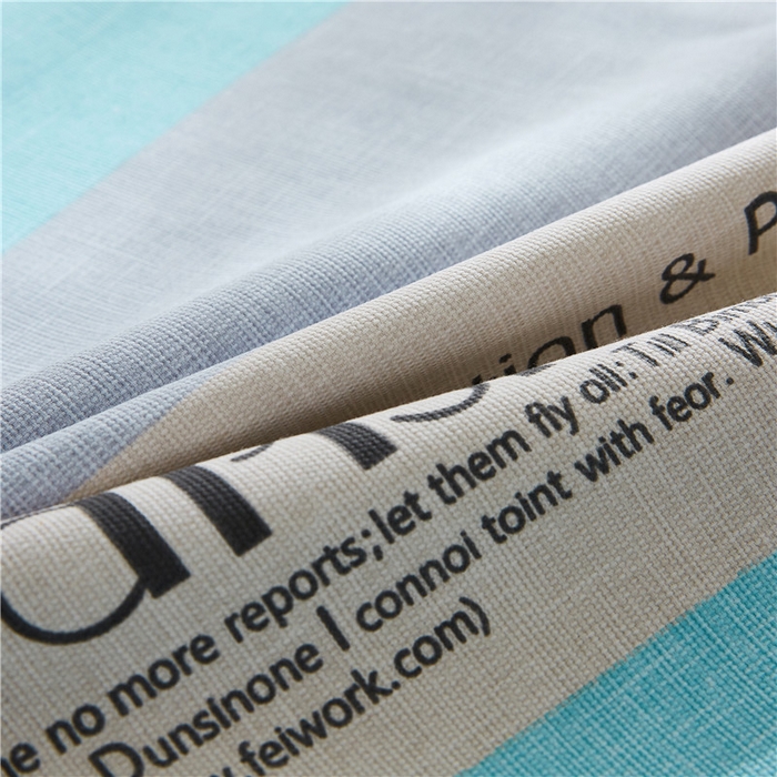 91家纺网 家纺一手货源 找家纺 首爱家纺 2026新款爆款印花原棉老粗布床单 微语-蓝