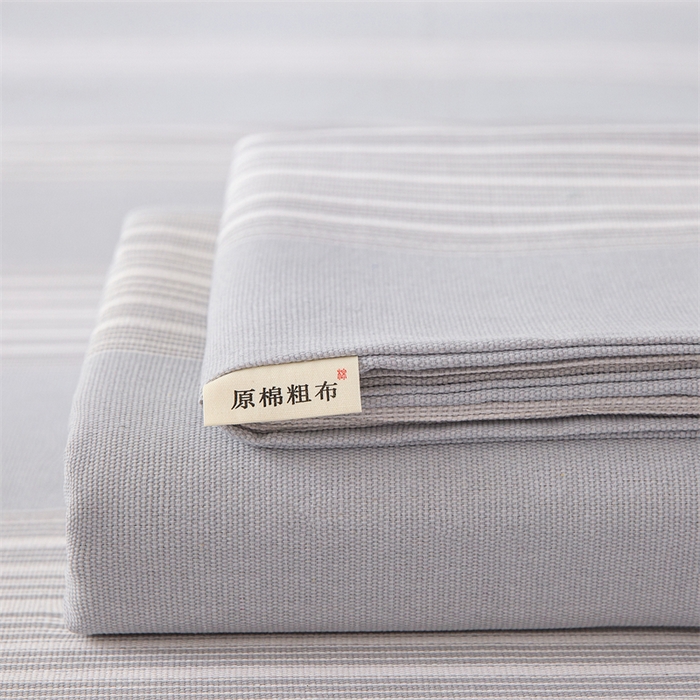 91家纺网 家纺一手货源 找家纺 （总）首爱家纺 2026新款原棉标印花老粗布床单