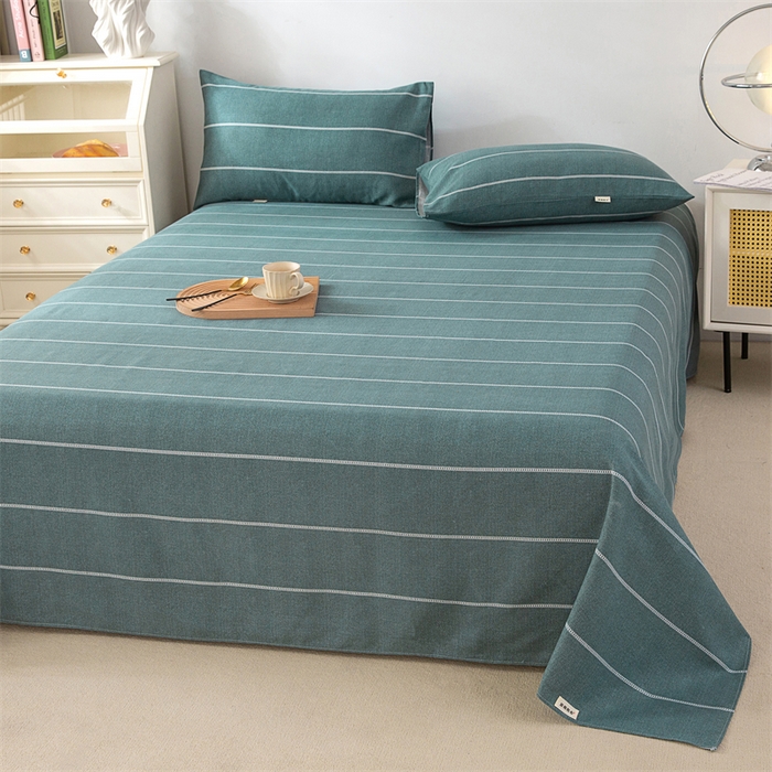 91家纺网 家纺一手货源 找家纺 首爱家纺 2026新款原棉标印花老粗布床单 初见