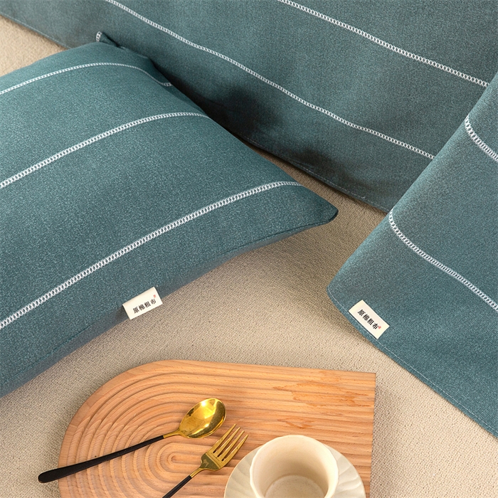 91家纺网 家纺一手货源 找家纺 首爱家纺 2026新款原棉标印花老粗布床单 初见