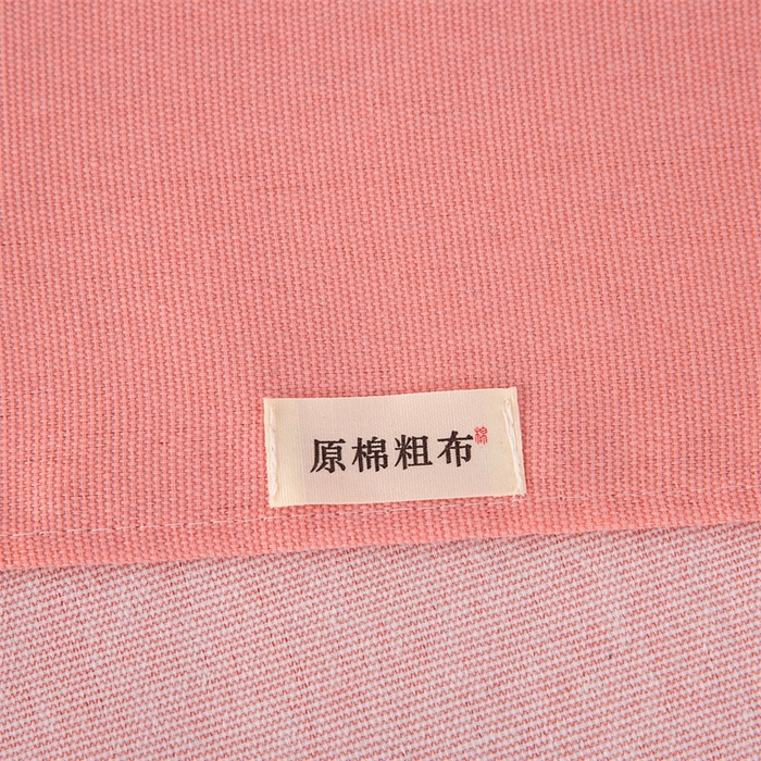 91家纺网 家纺一手货源 找家纺 首爱家纺 2026新款原棉标印花老粗布床单 樱花粉