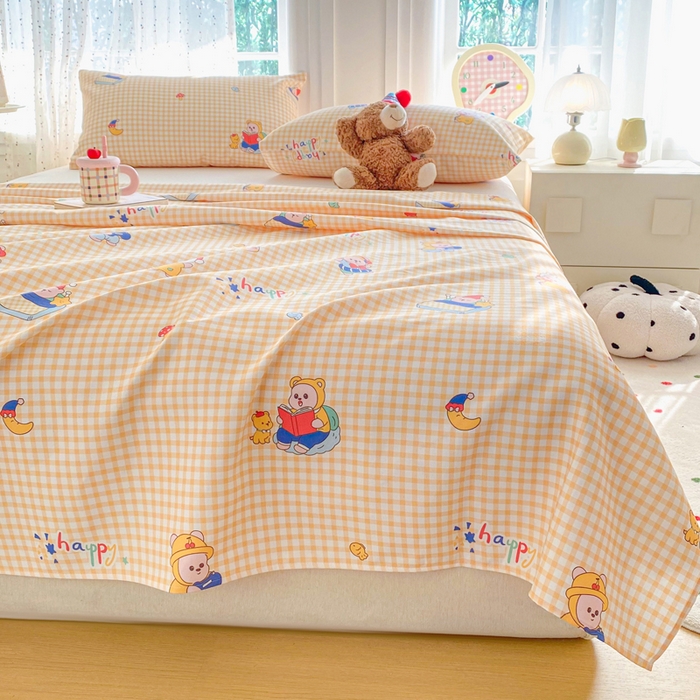 91家纺网 家纺一手货源 找家纺 （总）首爱家纺 2026新款工艺款原棉印花老粗布床单系列