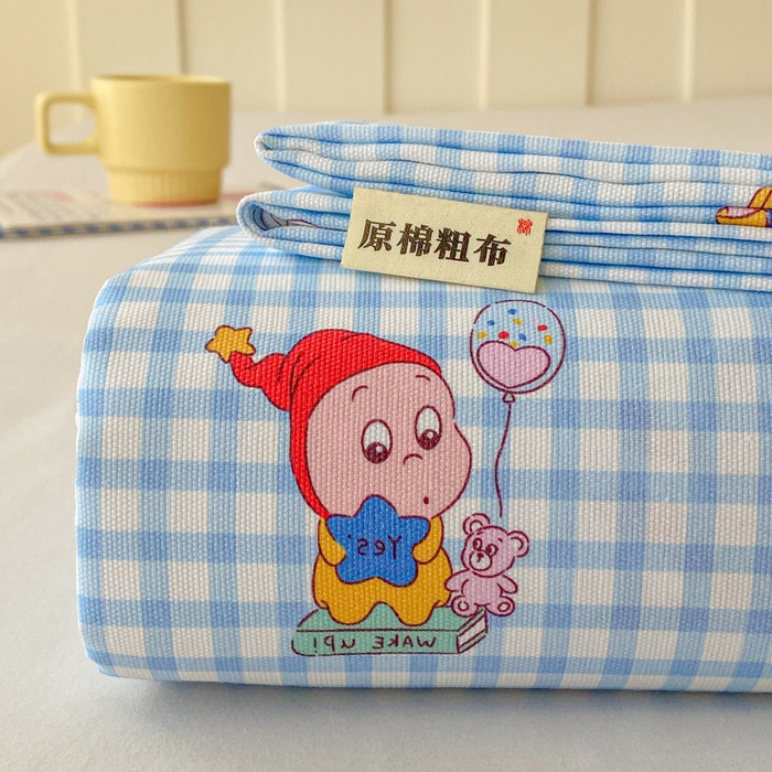 91家纺网 家纺一手货源 找家纺 （总）首爱家纺 2026新款工艺款原棉印花老粗布床单系列