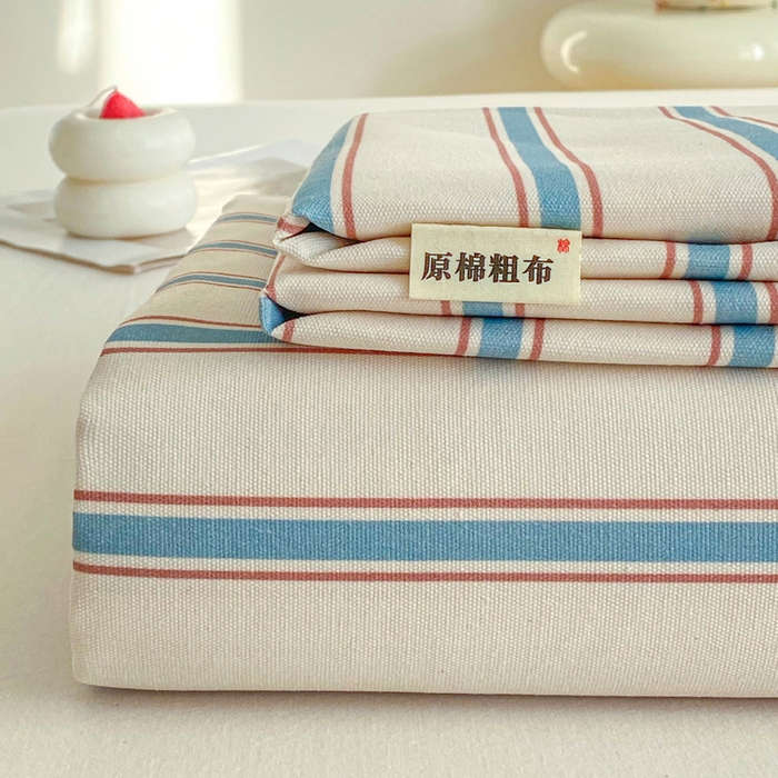 91家纺网 家纺一手货源 找家纺 （总）首爱家纺 2026新款工艺款原棉印花老粗布床单系列