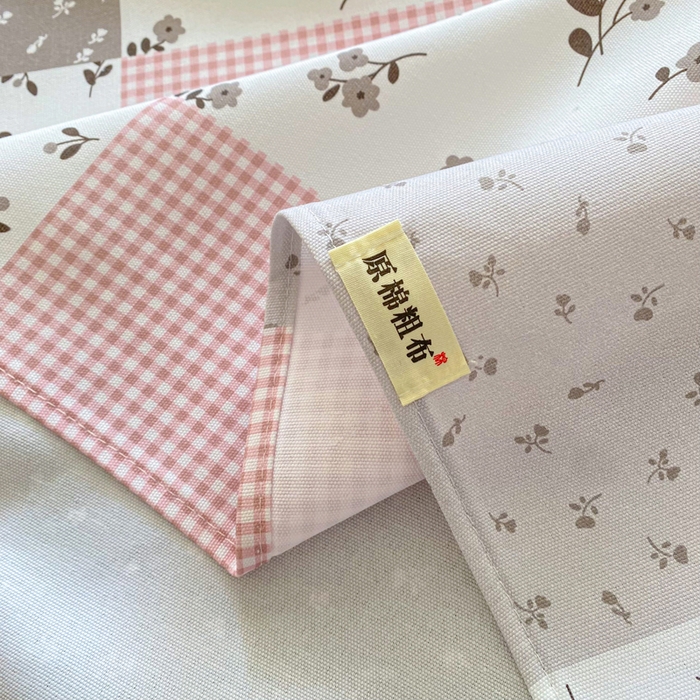 91家纺网 家纺一手货源 找家纺 首爱家纺 2026新款工艺款原棉印花老粗布床单系列 瑞香