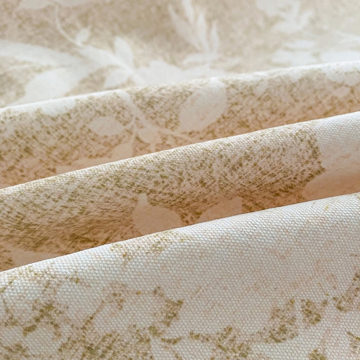 91家纺网 家纺一手货源 找家纺 首爱家纺 2026新款工艺款原棉印花老粗布床单系列 玉兰