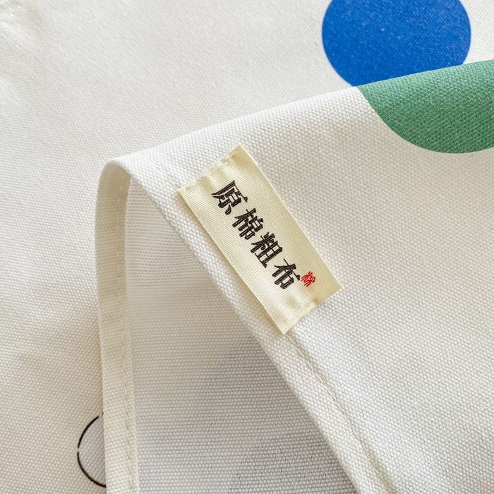 91家纺网 家纺一手货源 找家纺 首爱家纺 2026新款工艺款原棉印花老粗布床单系列 圆圈