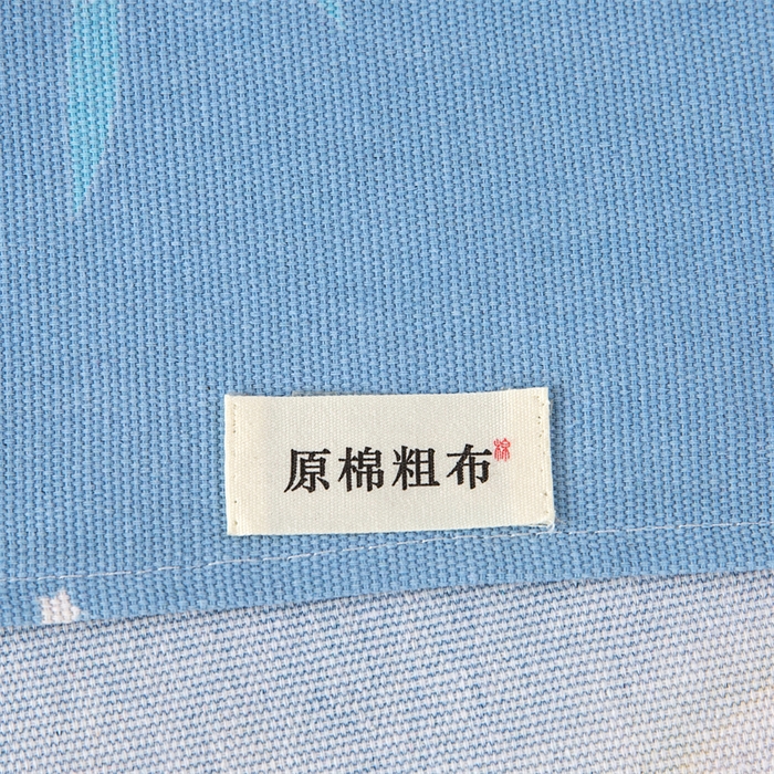 91家纺网 家纺一手货源 找家纺 首爱家纺 2026新款工艺款原棉印花老粗布床单系列 梦幻小鹿