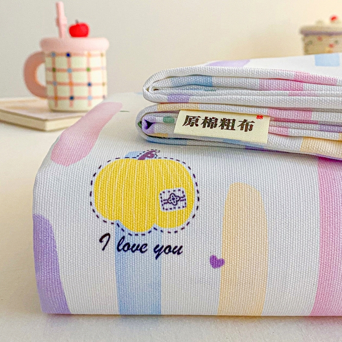 91家纺网 家纺一手货源 找家纺 （总）棉乐町家居 2026新款工艺款原棉印花老粗布床单系列