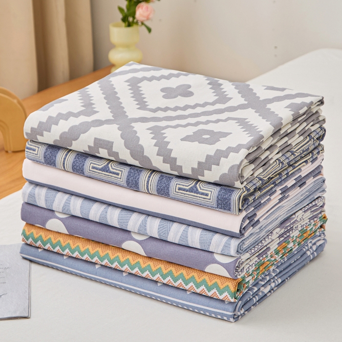 91家纺网 家纺一手货源 找家纺 （总）棉乐町家居 2026新款爆款印花原棉老粗布床单