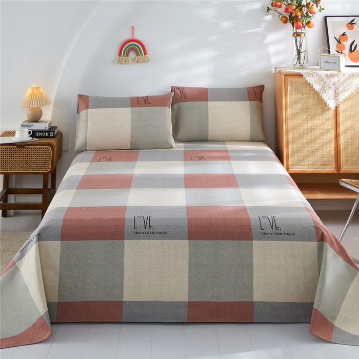 91家纺网 家纺一手货源 找家纺 （总）棉乐町家居 2026新款爆款印花原棉老粗布床单