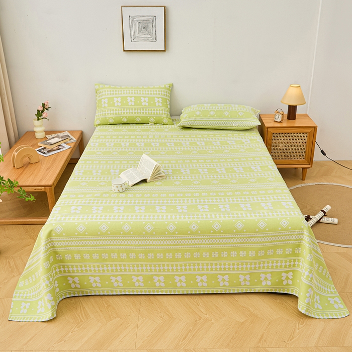 91家纺网 家纺一手货源 找家纺 （总）棉乐町家居 2026新款爆款印花原棉老粗布床单