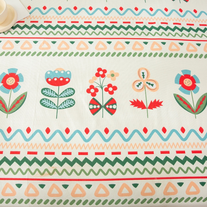 91家纺网 家纺一手货源 找家纺 棉乐町家居 2026新款爆款印花原棉老粗布床单 时尚宠儿