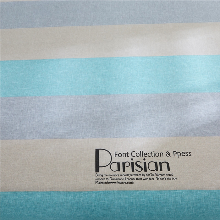 91家纺网 家纺一手货源 找家纺 棉乐町家居 2026新款爆款印花原棉老粗布床单 微语-蓝