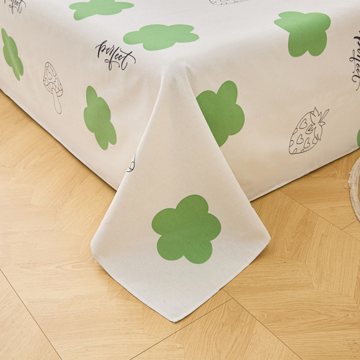 91家纺网 家纺一手货源 找家纺 棉乐町家居 2026新款爆款印花原棉老粗布床单 小花朵朵