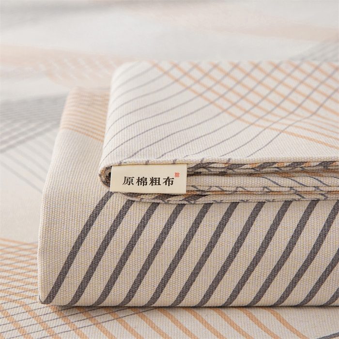 91家纺网 家纺一手货源 找家纺 （总）棉乐町家居 2026新款原棉标印花老粗布床单