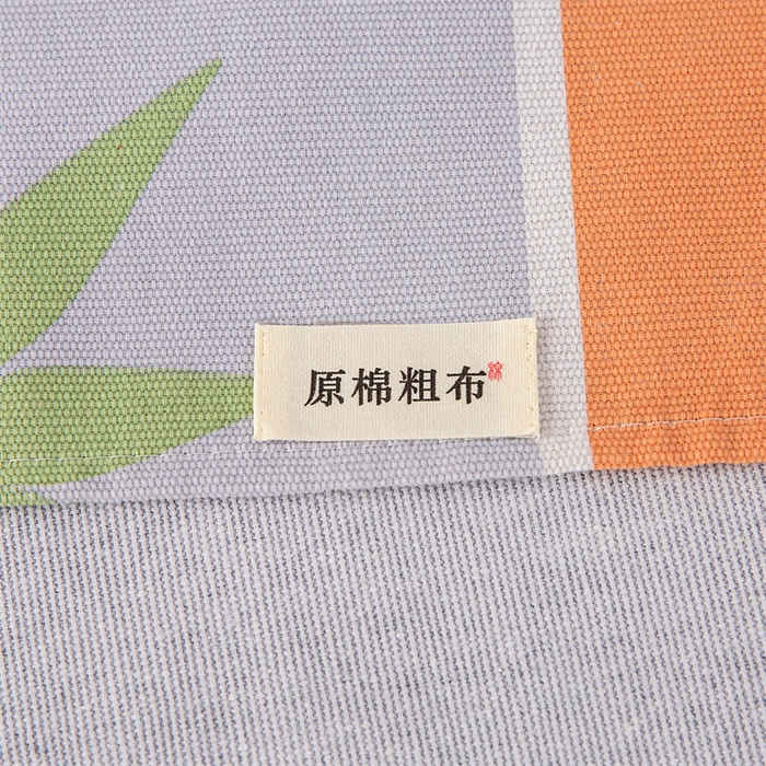 91家纺网 家纺一手货源 找家纺 棉乐町家居 2026新款原棉标印花老粗布床单 花间