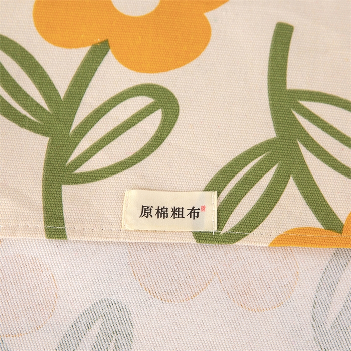 91家纺网 家纺一手货源 找家纺 棉乐町家居 2026新款原棉标印花老粗布床单 花颜