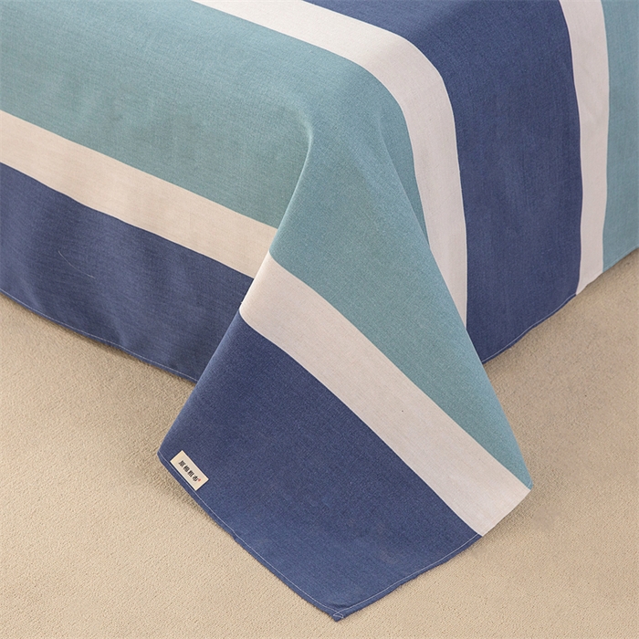 91家纺网 家纺一手货源 找家纺 棉乐町家居 2026新款原棉标印花老粗布床单 欢乐