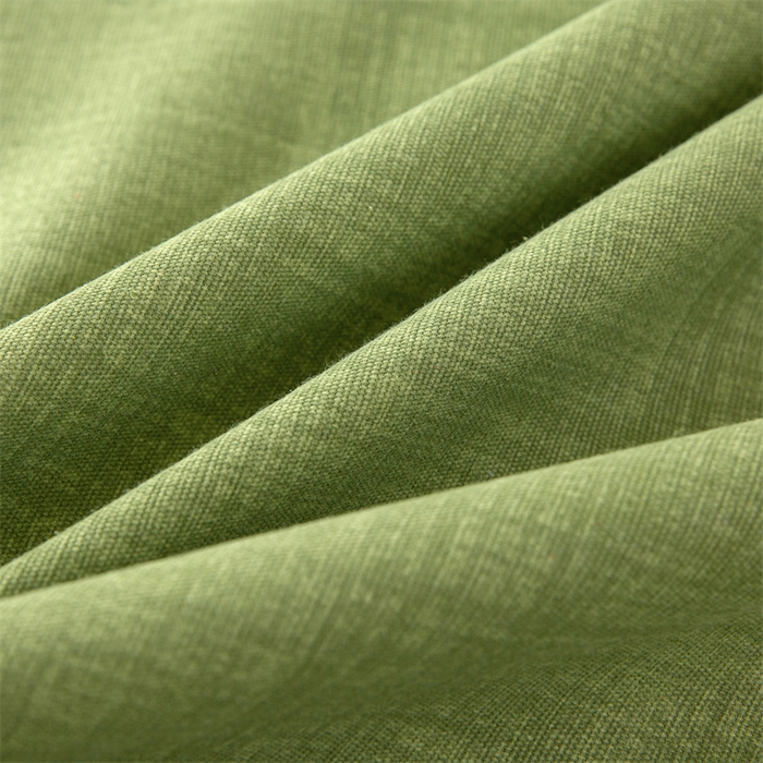 91家纺网 家纺一手货源 找家纺 棉乐町家居 2026新款原棉标印花老粗布床单 嫩绿