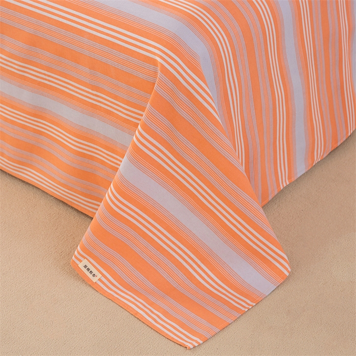 91家纺网 家纺一手货源 找家纺 金泰莱 2026新款工艺款原棉印花老粗布床单系列 热恋