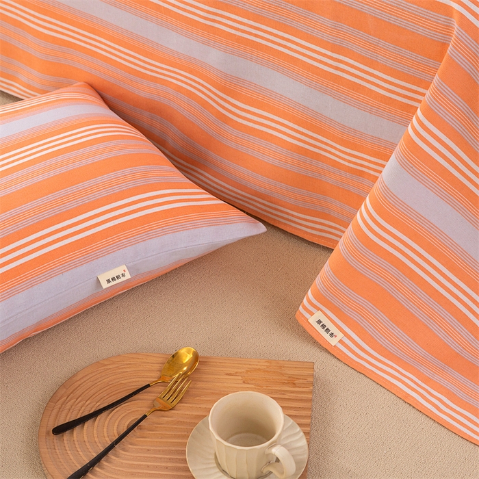 91家纺网 家纺一手货源 找家纺 金泰莱 2026新款工艺款原棉印花老粗布床单系列 热恋