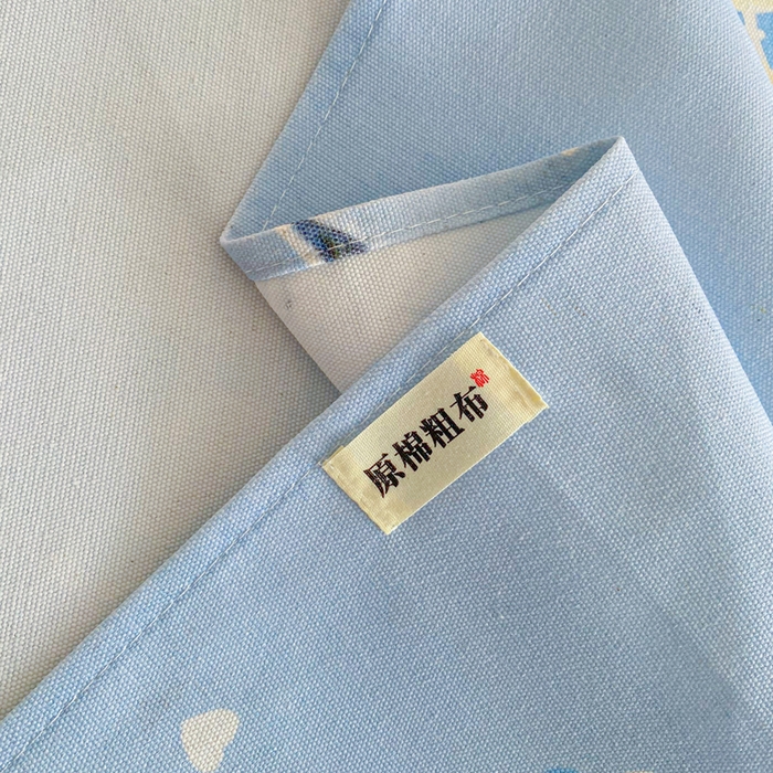 91家纺网 家纺一手货源 找家纺 金泰莱 2026新款工艺款原棉印花老粗布床单系列 朋友