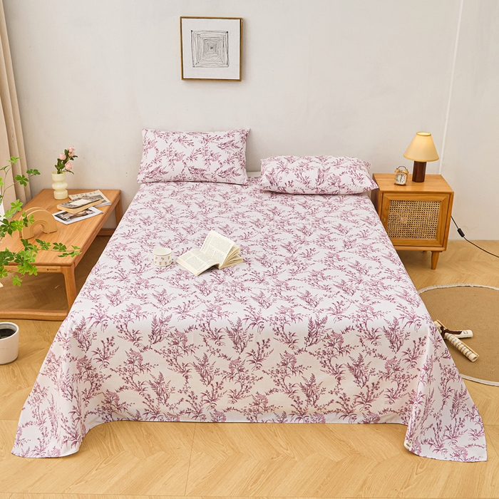 91家纺网 家纺一手货源 找家纺 （总）金泰莱 2026新款爆款印花原棉老粗布床单