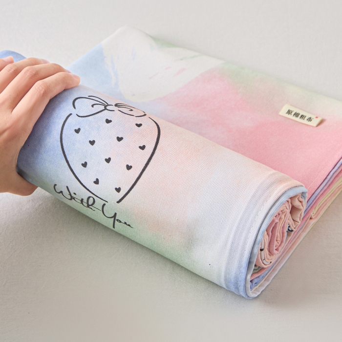 91家纺网 家纺一手货源 找家纺 金泰莱 2026新款爆款印花原棉老粗布床单 梦幻星空